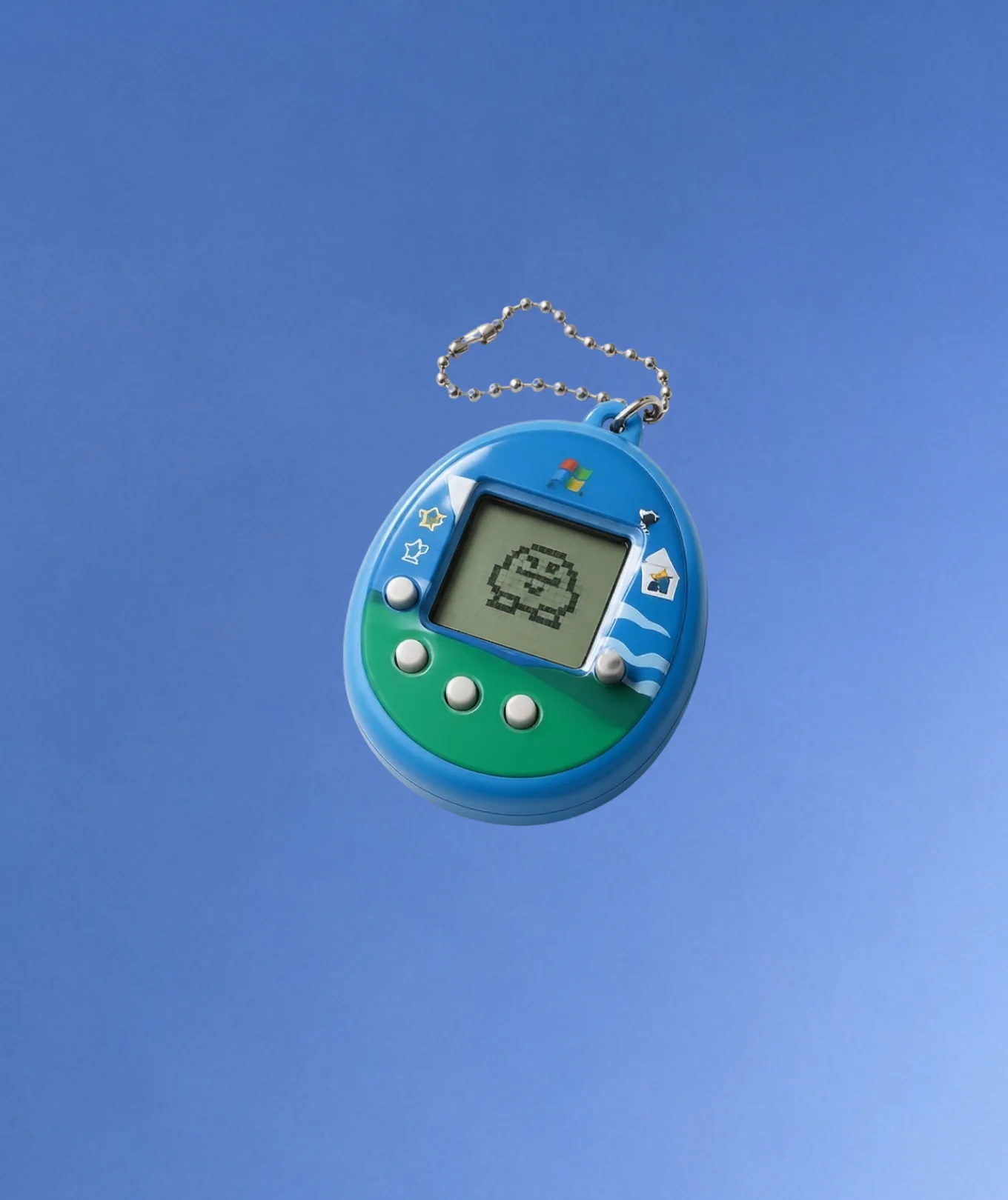 Microsoft 50th — Tamagotchi keychain