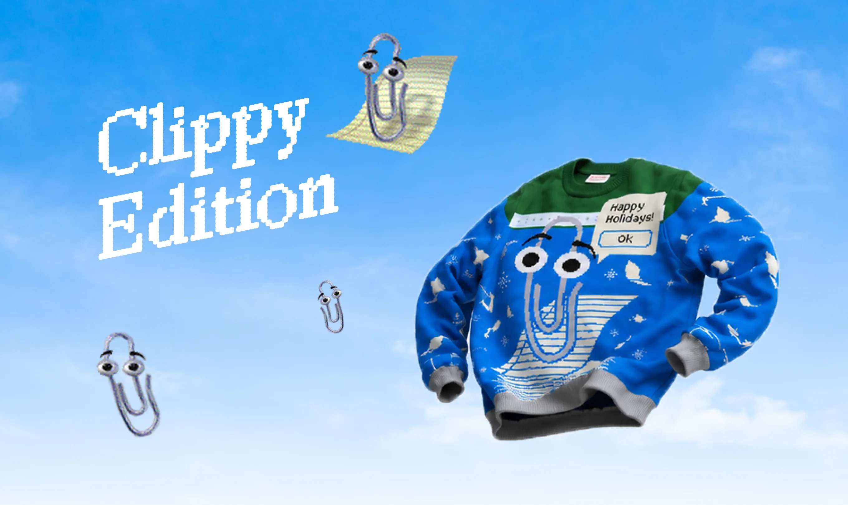 UGLY Sweater — Clippy Edition sweater